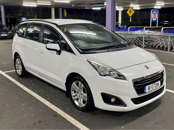 Peugeot 5008 MPV, Diesel, 2016, White