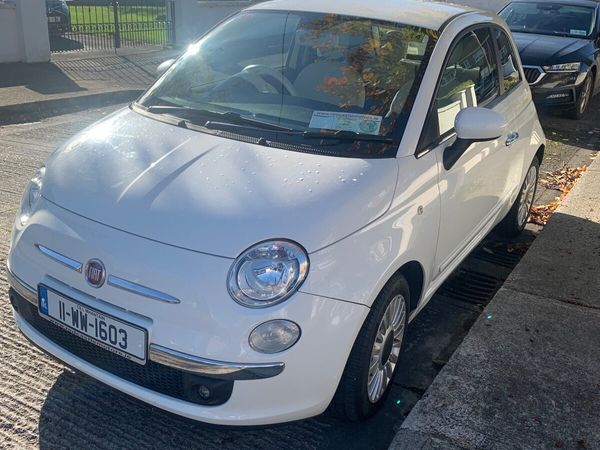 Fiat 500 Hatchback, Petrol, 2011, White