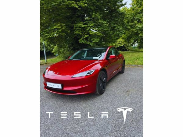 Tesla Model 3 Saloon, Electric, 2026, Red