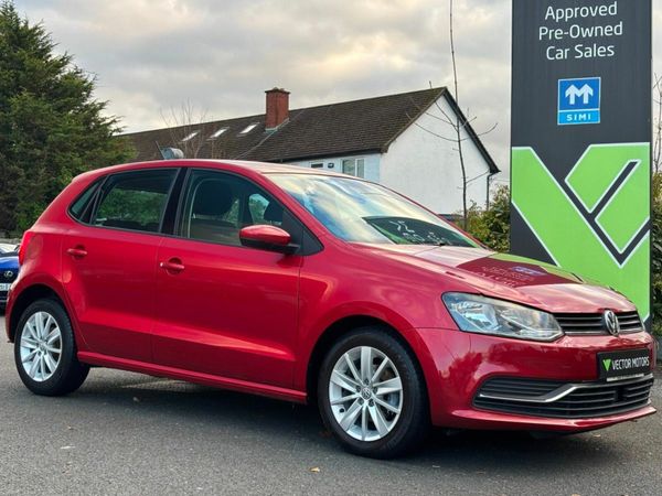Volkswagen Polo Hatchback, Petrol, 2016, Red