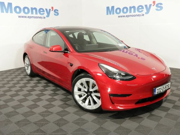 Tesla Model 3 Saloon, Electric, 2022, Red