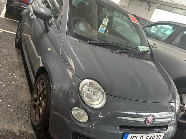 Fiat 500 Hatchback, Petrol, 2015, Grey