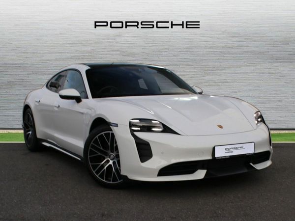 Porsche Taycan Hatchback, Electric, 2022, White