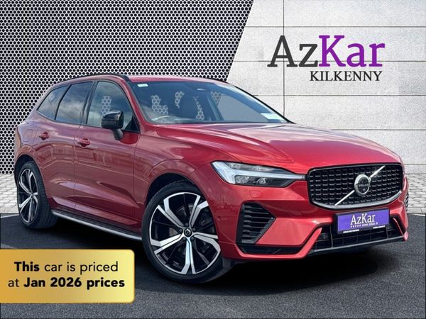 Volvo XC60 SUV, Petrol Plug-in Hybrid, 2022, Red