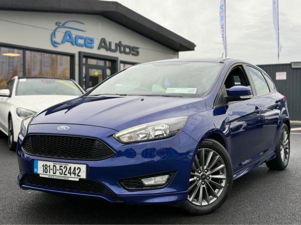 Ford Focus Hatchback, Petrol, 2018, Blue