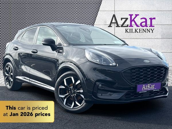 Ford Puma Hatchback, Petrol Hybrid, 2023, Black