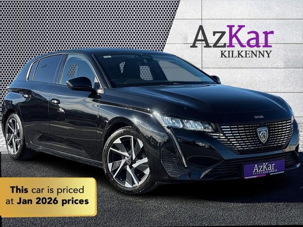 Peugeot 308 Hatchback, Petrol, 2022, Black
