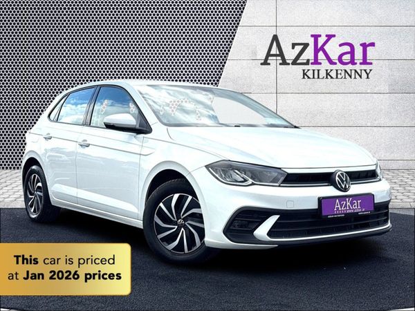 Volkswagen Polo Hatchback, Petrol, 2023, White