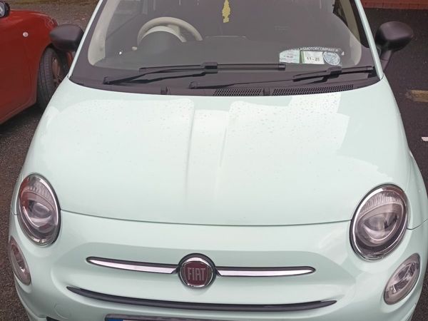 Fiat 500 Hatchback, Petrol, 2016, Green