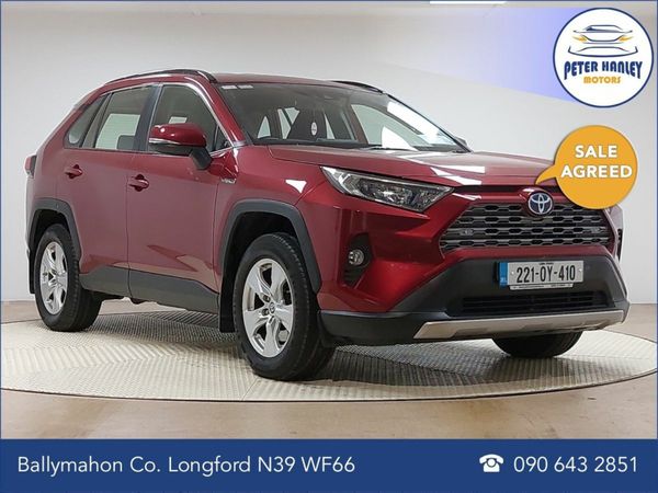 Toyota RAV4 SUV, Petrol Hybrid, 2022, Red