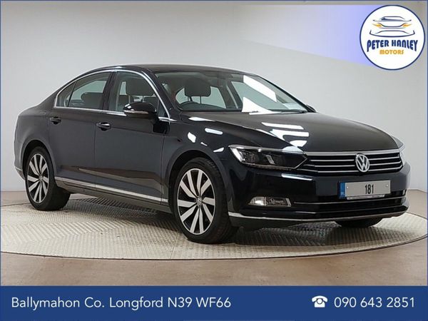Volkswagen Passat Saloon, Diesel, 2018, Black