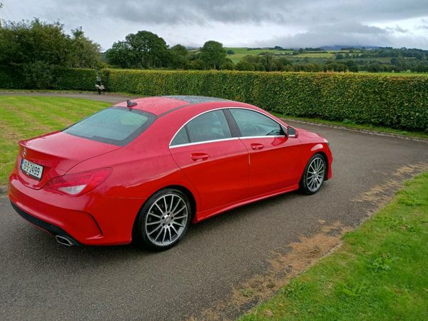 Mercedes-Benz CLA Saloon, Petrol, 2015, Red