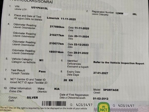 Kia Sportage SUV, Diesel, 2012, Silver