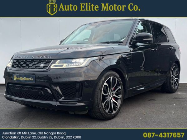 Land Rover Range Rover Sport SUV, Petrol Plug-in Hybrid, 2020, Black