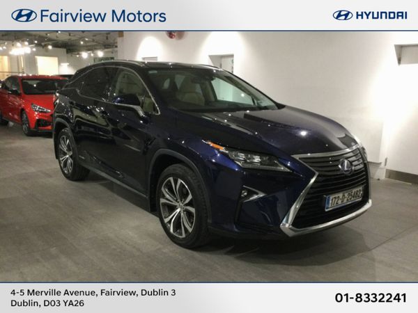 Lexus RX450H SUV, Petrol Hybrid, 2017, Blue
