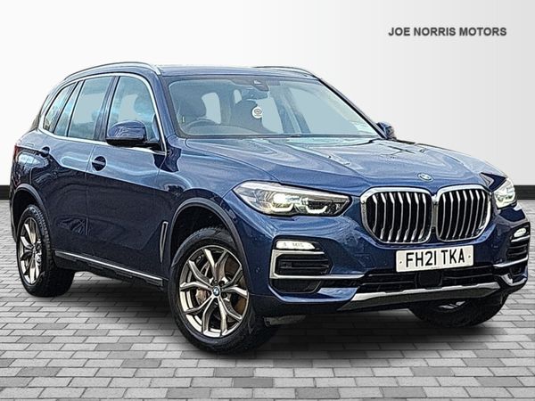 BMW X5 SUV, Petrol Hybrid, 2021, Blue