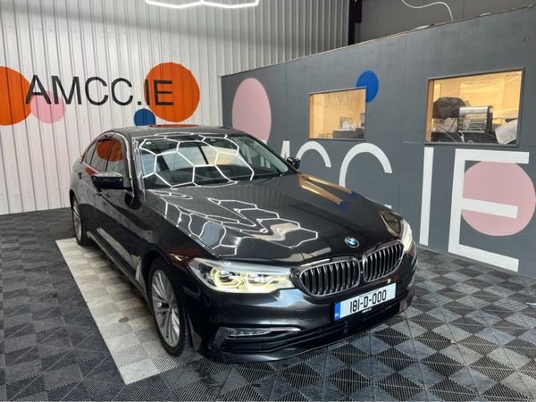 BMW 5-Series Saloon, Petrol Hybrid, 2018, Grey