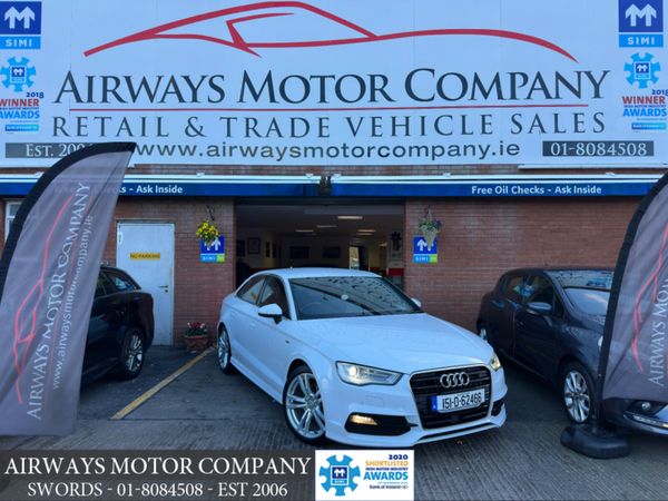 Audi A3 Saloon, Petrol, 2015, White
