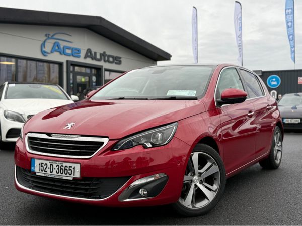 Peugeot 308 Hatchback, Petrol, 2015, Red