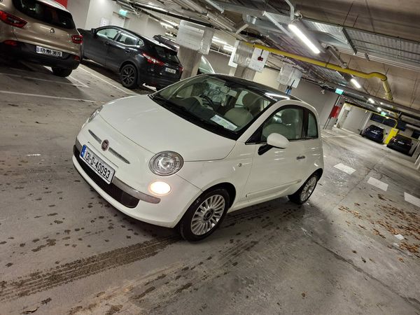 Fiat 500 Hatchback, Petrol, 2013, White