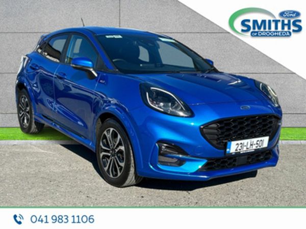 Ford Puma MPV, Petrol Hybrid, 2023, Blue