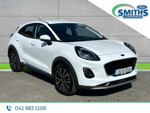 Ford Puma MPV, Petrol Hybrid, 2021, White