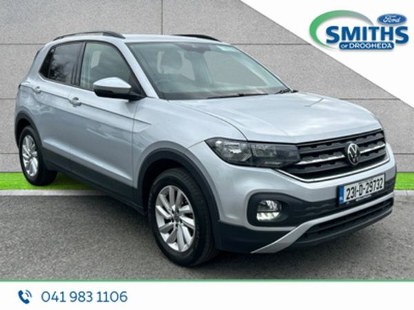 Volkswagen T-Cross SUV, Petrol, 2023, Silver