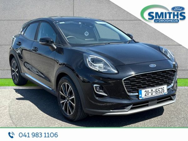 Ford Puma MPV, Petrol Hybrid, 2021, Black