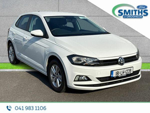 Volkswagen Polo Hatchback, Petrol, 2018, White