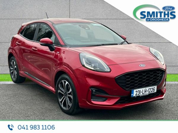 Ford Puma MPV, Petrol Hybrid, 2023, Red