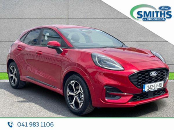 Ford Puma MPV, Petrol Hybrid, 2024, Red
