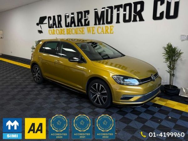 Volkswagen Golf Hatchback, Petrol, 2018, Gold