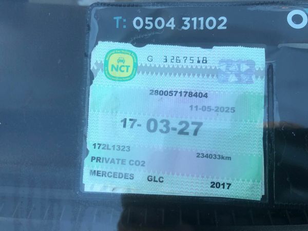 Mercedes-Benz GLC SUV, Diesel, 2017, Blue