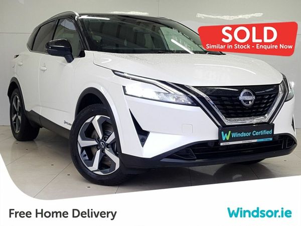 Nissan Qashqai MPV, Petrol Hybrid, 2023, White
