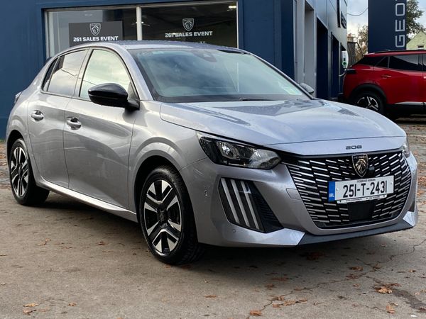 Peugeot 208 Hatchback, Petrol Hybrid, 2025, Grey