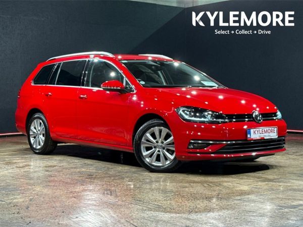 Volkswagen Golf Estate, Petrol, 2018, Red