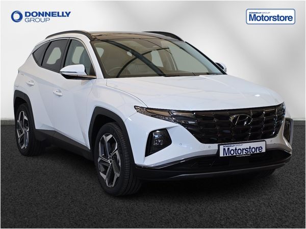 Hyundai Tucson Estate, Petrol Hybrid, 2024, White