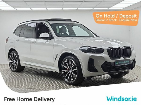 BMW X3 SUV, Petrol Plug-in Hybrid, 2023, White