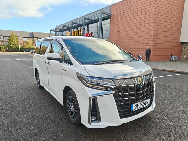 Toyota Alphard MPV, Petrol Hybrid, 2021, White
