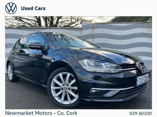 Volkswagen Golf Hatchback, Diesel, 2017, Black