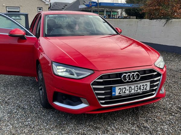 Audi A4 Saloon, Diesel, 2021, Red