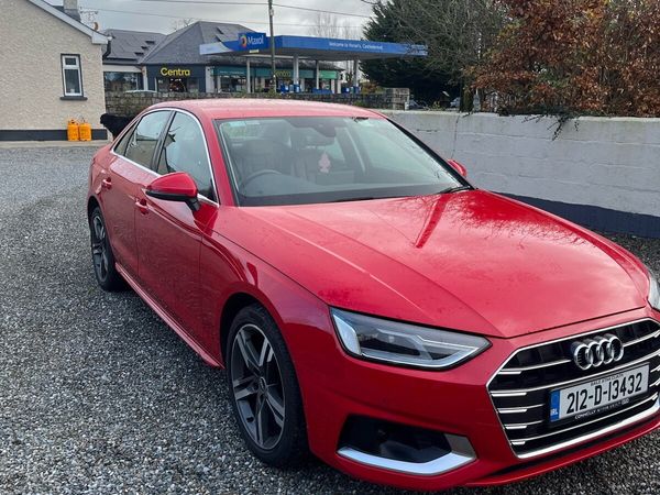 Audi A4 Saloon, Diesel, 2021, Red