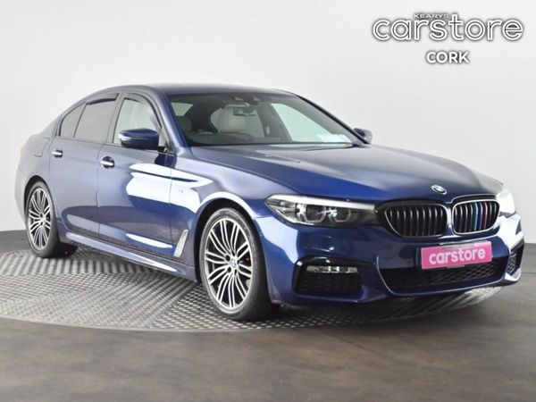 BMW 5-Series Saloon, Diesel, 2018, Blue