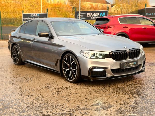 BMW 5-Series Saloon, Diesel, 2019, Blue