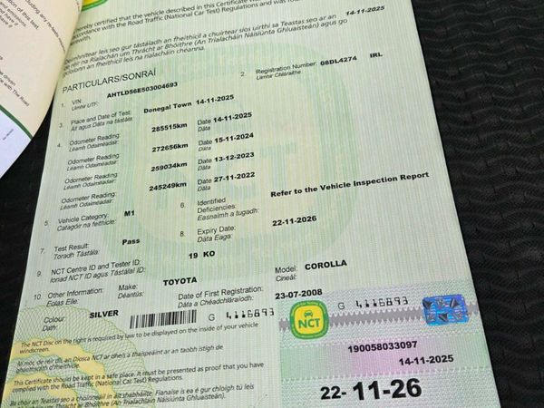 Toyota Corolla Saloon, Diesel, 2008, Silver