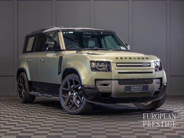 Land Rover Defender SUV, Petrol Plug-in Hybrid, 2022, Green