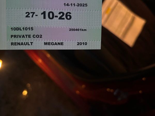 Renault Megane Hatchback, Diesel, 2010, Red