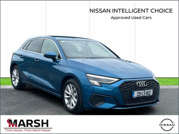 Audi A3 Hatchback, Petrol, 2022, Blue
