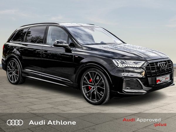 Audi Q7 SUV, Petrol Plug-in Hybrid, 2024, Black