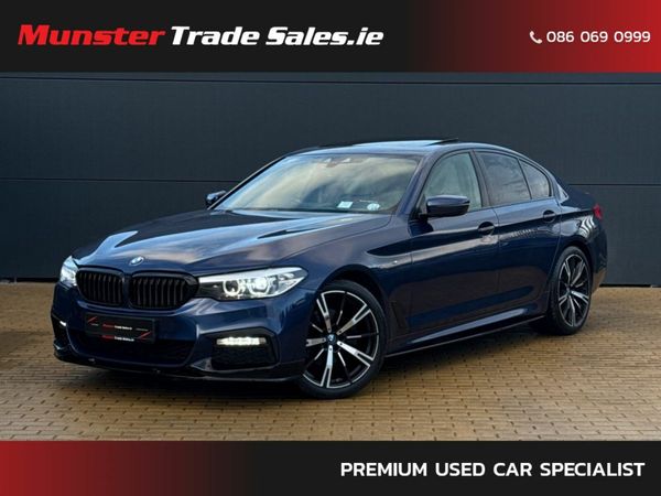 BMW 5-Series Saloon, Diesel, 2018, Blue